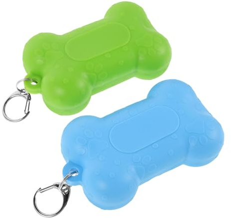 FONDOTIN 2 Sacs À Friandises pour L'Entraînement des Chiens en Silicone avec Clip