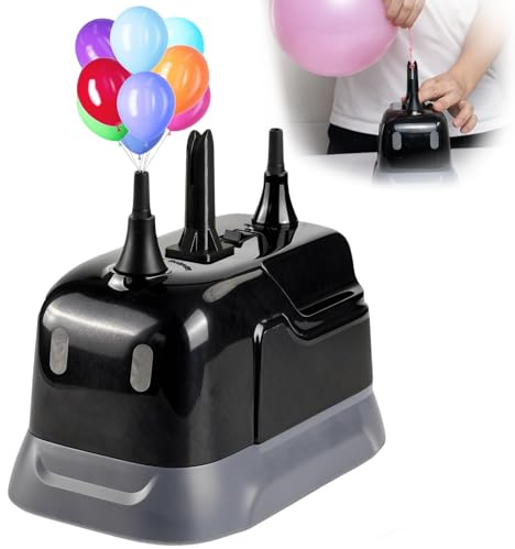 Sumekar Electric Balloon Pump, Pump Electric, New Fast Balloon Tying Tool,Suitable for Party Decoration, Birthday Celebrations, Wedding Events