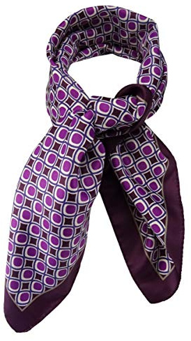 TigerTie Damen Nickituch Halstuch gemustert - Halstuchgröße 60 x 60 cm