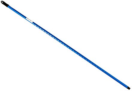 PAMEX - Palo de 140 cm con decorado en relieve para la fregona, escoba o mopa - Colores (Azul)