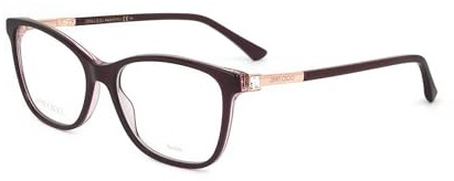 Jimmy Choo JC274 Burgundy 53/16/145 Damen Brillen