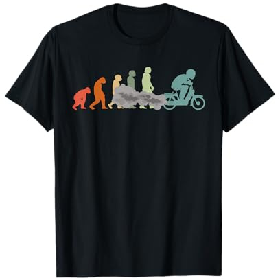 Mofa Mofaroller Moped Mofafahrer Tshirt Mofa Evolution Mofa T-Shirt