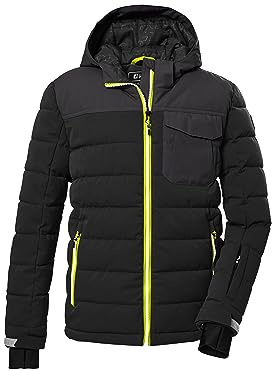 Killtec Ksw 123 för pojkar skidor Qltd Jcke skidjacka/quiltad jacka med huva och snöfall