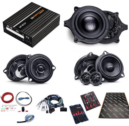 Opción Sistema de audio compatible con BMW i4 (G26) - Kit completo con altavoz Plug & Play y subwoofer