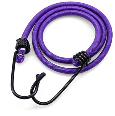 Whakano 12 Stück Spanngummi mit Haken,Expander mit Haken,Gepäckspanner Planenspanner Gummispanner,Gummi Spanner,Gummischnur,Spannbänder für Camping,Planen,Sackkarren,Fahrrad,Lila,30cm
