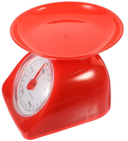 Toyvian Bilancia da Cucina Professionale Portatile con Piatto Graduato Bilancia Alimentare Multifunzionale per Cottura e Pasticceria Strumento Preciso e Facile da Pulire per Uso Domestico