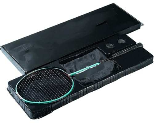 ZQINGQING Badminton Set Raqueta de bádminton Profesional Fibra Carbono(1Pcs Black Boxed)