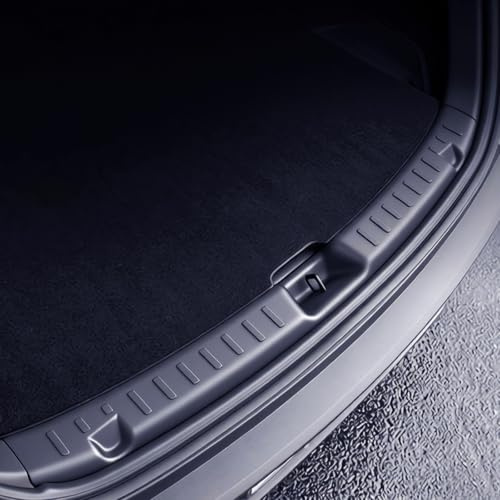 Mautopily 3PCS Tesla Model Y TPE Trunk Sill Guard Bumper Protection | Juniper 2025 Anti-Scratch Bumper & Cargo Side Trunk Sill Covers, For Daily Loading, Outdoor Travel, Car Enthusiasts