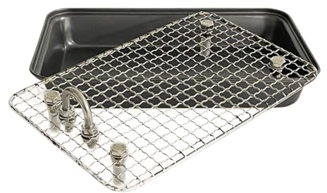 Hasentoilette - 11.81x7.87 Zoll, Herausnehmbare Eck-Litterbox | Wiederverwendbare Käfigschale | Edelstahl Töpfchen-Trainer - Zum Kleintiere Und Mittlere Nager