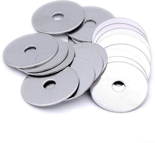 M12 (12 mm x 50 mm) Rondelles de réparation plates (grand diamètre extérieur) – Acier inoxydable (A2) (lot de 10)