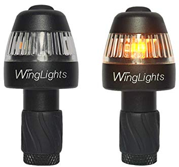 CYCL WingLights 360 Fixed Turn Signals/Direction Indicators and Permanent Position Lights for Bicycles and Electric Scooters