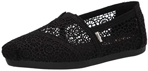 TOMS Alpargata 10016254 Moroccan Crochet Schwarz (Black), 39