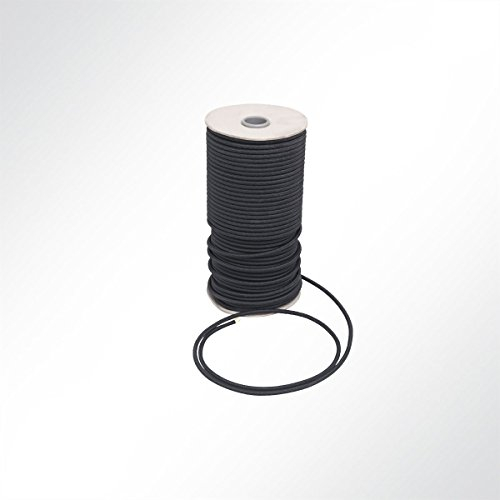 LYSEL Gummiseil Planenseil Expanderseil, (D) 14mm in Schwarz (10 m)