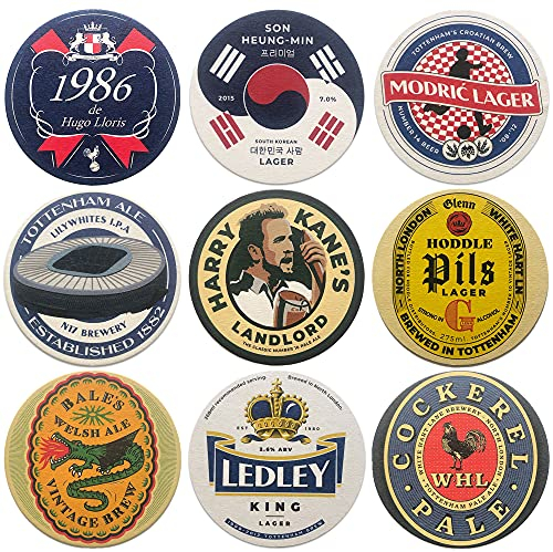 Tottenham Beer Mats x9