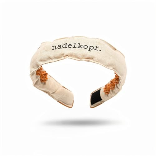 Glanzstück Berlin® Akupressur-Stirnband „nadelkopf.“ – kompaktes Band mit Blütenspitzen für Stirn, Schläfen & Nacken, ideal fürs Büro & unterwegs | ca. 80 g inkl. Beutel | Designed in Berlin