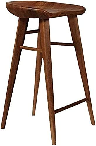 KRASS Hölzerner Barstuhl, Outdoor-Freizeit-Café-Hocker, Hochstuhl, Geeignet Für Esszimmer-Küche,EIN,65cm