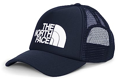 The North Face Logo Trucker Unisex Baseballkappe, Summit Navy, One Size