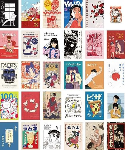 30 STÜCKE 1 Satz Japanische Anime Cartoon Postkarte Homestay Buchladen Schlafsaal Dekoration Wand Malerei Japanische Poster Materialien