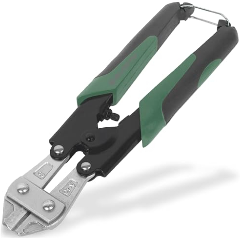 BLOSTM Mini tagliabulloni da 20,3 cm, tagliafili resistenti trattati termicamente per la massima durata, taglia catena (verde)