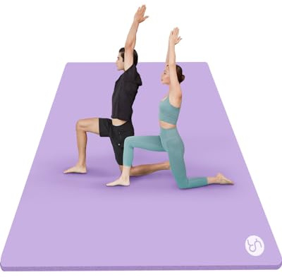 RYTMAT Yogamatte, extra groß, 200 x 130 cm dick, 20 mm, bequeme NBR-Übungsmatte für Zuhause, Fitnessstudio, Cardio, Pilates, Yoga, Fitnesstraining