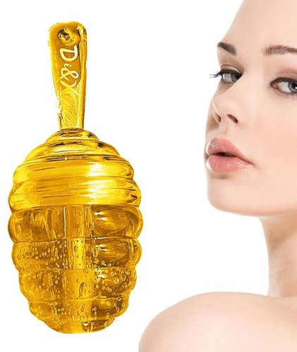 3 Lippenbalsam mit Honig | pflegendes natürliches Lippenöl mit Honig mit Applikator | feuchtigkeitsspendend für die Lippen Tag und Nacht Lippenbalsam mit Honig