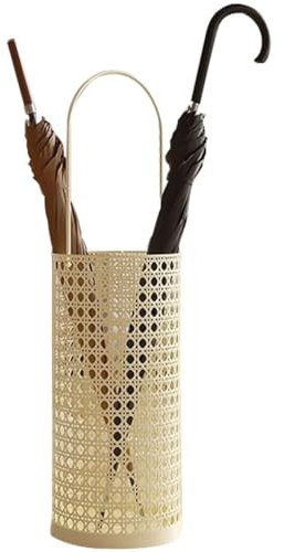 Regenschirmständer Kreativer Rattan Regenschirmeimer, Schirmständer Aus Eisen Im Japanischen Stil, Regenschirmhalterbehälter, Regenschirm Aufbewahrungsregal Mit Griff, Für Hotel