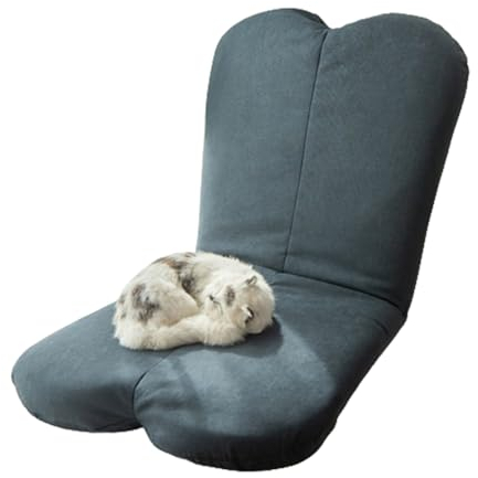 DKAIW Bodenstuhl-Sitzkissen mit Verstellbarer Rückenlehne, weicher und bequemer Sitzsack – perfekt als Meditationsstuhl, Lesestuhl C