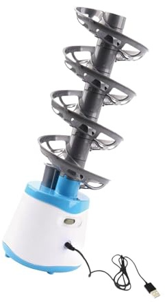 Ronyme Tischtennis-Roboter, Tischtennis-Werfer, tragbare, professionelle Tischtennis-Aufschlagmaschine für Frauen, die alleine üben, Bietet Platz für 28