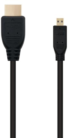 Brightium Cable Micro HDMI V1.4 (Alta V/HEC) A/M-D/M 1.8 m - Conexión de dispositivos multimedia, transferencia de video y audio de alta definición.