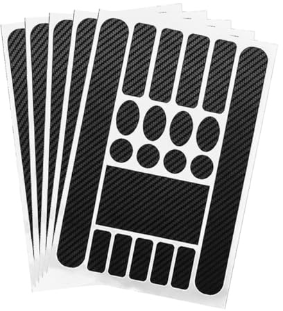 Ieron 5 Bicycle Frame Protection Tape Stickers for Mountain Bike Road Bike Cycling Scratch Resistant Stickers PVC Material Waterproof Sunproof Durable Frame Protection Stickers