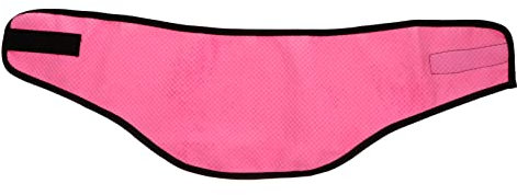 BUGUUYO Pet Cooling Bandana Dog Ice Towel Breathable Summer Neck Wrap Heat Relief Scarf l Pink Polka Dot for Hunting Training Camping