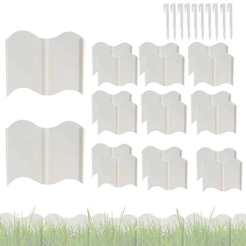 Grande bordure de paysage – Bordure de jardin | Longues bandes flexibles de clôture de jardin flexible | Panneau de clôture de protection amovible pour parterre de fleurs pour cour, jardin, pelouse