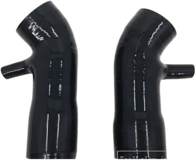 manguera de intercooler Manguera de admisión de aire MAF de silicona compatible con Infiniti G35, 350Z, VQ35HR, G37, 370Z, EX35, VQ37VHR. Manguito Turbo(Black)