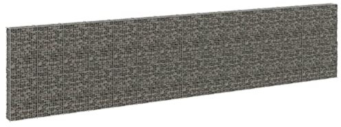LAPOOH Mur en Gabion avec couvercles Acier galvanisé 900x30x200 cm,Bordure Pierre,Kit Gabion,Gabion Jardiniere