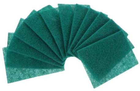 Holibanna Estropajos De Cocina Reutilizables para Ollas y Sartenes 4,6x7,87 Pulgadas Material Ecológico Anti-Grasa y No Abrasivos para Limpieza Doméstica y Parrillas Metálicas Pack 12 Piezas Verdes