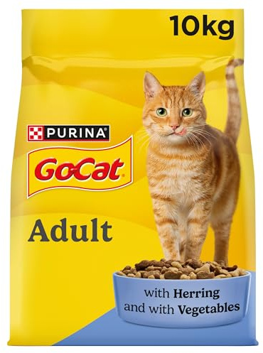 GO-CAT Herring with Vegetables Dry Cat Food 10kg