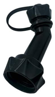 QOXEZY Beccuccio per doppia tanica con chiusura a prova di perdite, ugello in plastica per serbatoio carburante e contenitore versatile