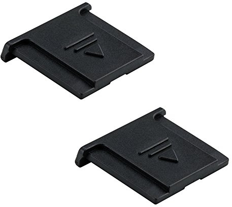 JJC Hot Shoe Cover for Fujifilm X-S20 XT5 XT4 XT3 XT2 XH2 XH2S XE4 XT30 XT20 XT10 X100VI X100V X100F GFX100RF GFX100S GFX100 GFX50S GFX50R X-PRO3 XPRO2 XPRO1 etc. Cameras with Hot Shoe 2pcs Black Pack