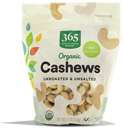 365 by Whole Foods Market, Organic Cashews, 10 Ounce