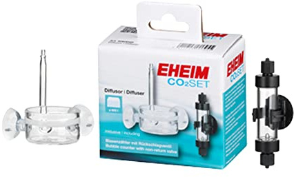 Eheim difusor 600l y Contador Burbujas con válvula antirretorno para CO2SET600