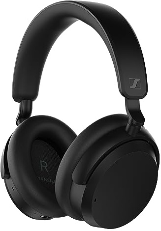 Sennheiser ACCENTUM Wireless Bluetooth Headphones Noise Cancelling - Up to 50HR Playtime, Hybrid Noise Cancelling (ANC), All-Day Comfort, Bluetooth Over Ear Headphones for School, Traveling, Black