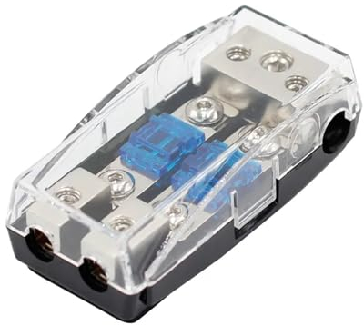 NURII 2 Stück 12V 60A Zinklegierung Automotive ANL Auto Power Distribution Sicherungshalter (Color : 60A, Size : 2way)