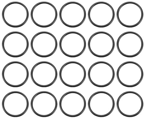 TA-VIGOR 20 Stück Nitrilkautschuk O-Ringe 20mm AD 18mm ID 1mm Dicke | Metrisches Dichtungssystem, für Schlauch, Armatur, Automobil und Sanitär, ölbeständig, zur Abdichtung und Reparatur