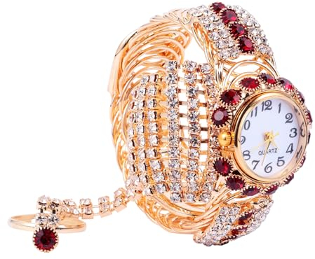Yardenfun Elegante Dame Uhr 1pc Legierung Quarzuhr Für Frauen Mode Schmuck Uhr Armband Uhr Uhr