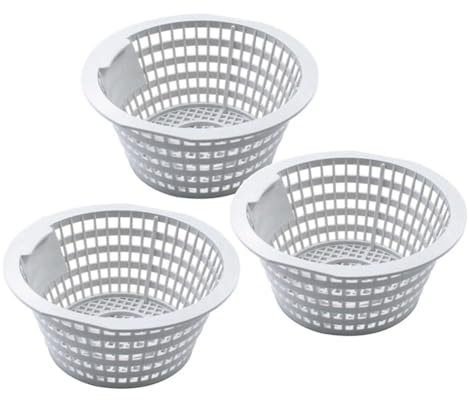 Joselin Panier de skimmer 8928 en 3 parties pour piscines hors-sol et encastrées au sol, pièces de rechange pour ACM88