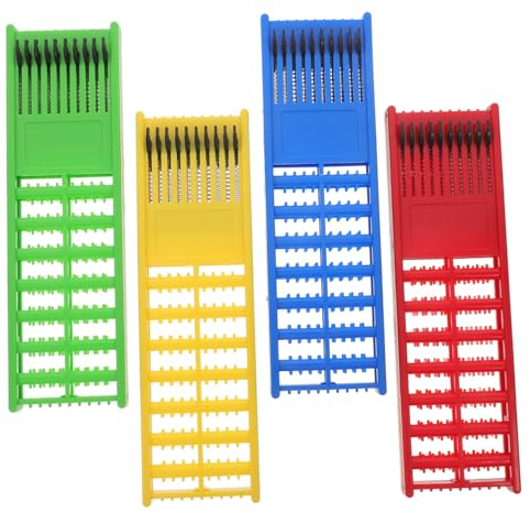 BESPORTBLE 4 Stück Angelschnur Rigs Halter Organizer Für Angelgeräte 22cm Lang Leichtes Und Kompaktes Design Multifunktional Für Angeln Haken Und Leinenhalter Für Reisen