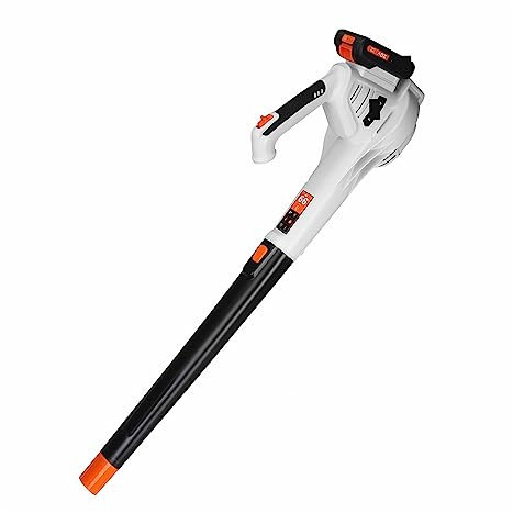 Soplador de hojas inalámbrico de velocidad de 20V 1600W 205CFM, soplador de aire de mano con soplador de aire eléctrico de batería de litio de 4.0AH, barredora herramientas de jardín ,Potente Y Energé