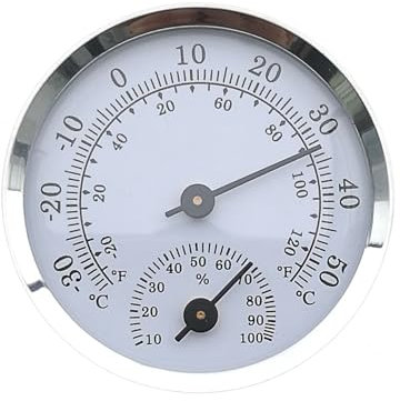Eupneicu Thermometer Hygrometer, 2 In 1 Igrometro Umidità Casa, Ambiente Misuratore Di Umidità, Ampiamente Utilizzate In Casa, Giardino, Serra O Veranda