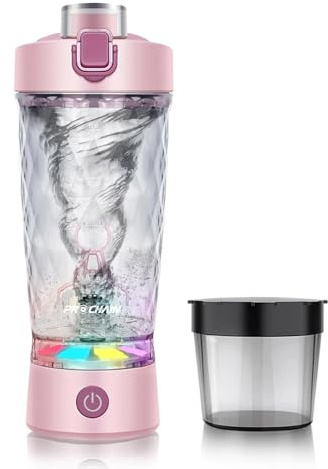 PROCHAIN Electric Protein Shaker Bottle, Protein Shakes Mixer, Portable Pre Workout Self Mixing Cup, Made with BPA-Free Tritan, 22oz