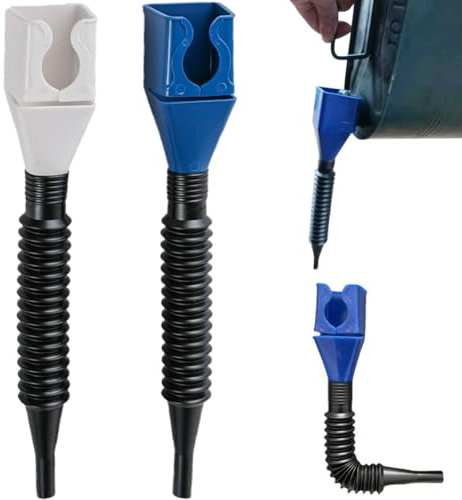 SZJFYMQ Entonnoir de remplissage,entonnoir à carburant,Entonnoir de remplissage de carburant entonnoir de remplissage d'essence de moto à baïonnette carrée portable télescopique